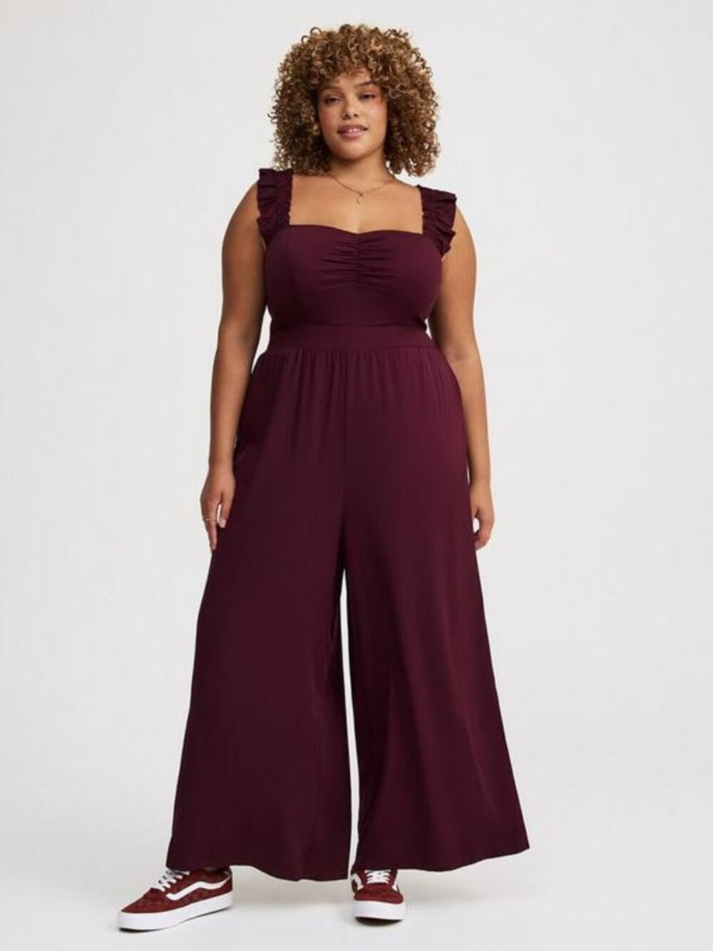 Ruffle Strap Jumpsuit